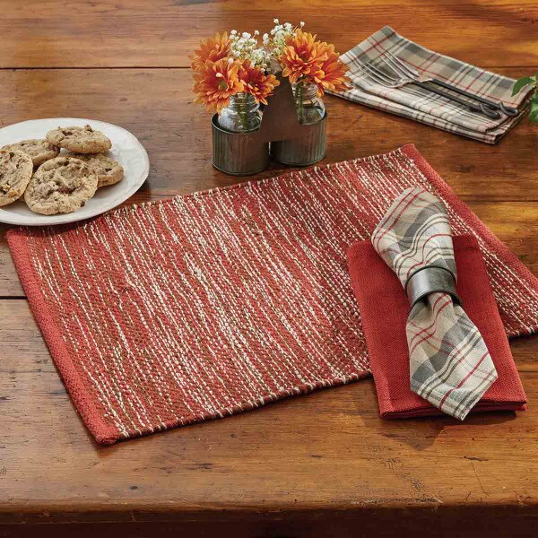 Ashfield Yarn Placemat Red Park Designs